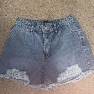 High waisted shorts